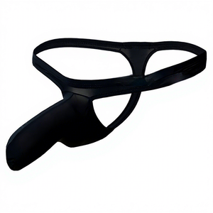 OEM Sexy Herren-Tangas Hochwertige Großhandels-Unterwäsche mit Elefantennase Schlichte Herren-Eisseide-Unterwäsche G-<span class=keywords><strong>String</strong></span> - Product Image 1