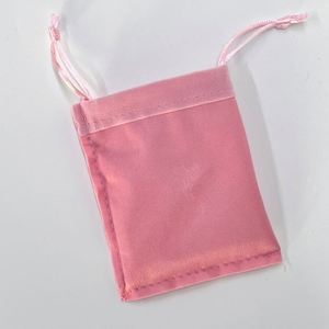 Pochette en velours 9x11cm avec cordon de serrage, sac de rangement pour bijoux, cadeaux et écouteurs, pour l'organisation et l'emballage - Product Image 3