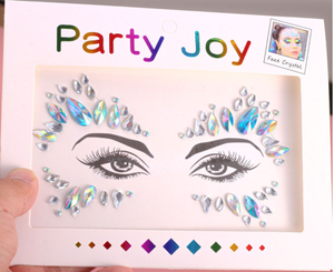Pegatina ostentosa para tatuaje, pegatina de diamante de imitación para cara, nuevo diseño, arte corporal, joyería facial temporal, venta al por mayor - Product Image 4