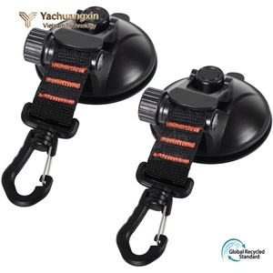 Gancho mosquetón con ventosa y correa de nailon para actividades de camping al aire libre, uso en todas las estaciones, 1 unidad - Product Image 6