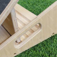 Planche inclinée en bois réglable en gros pour équipement de physiothérapie planche d'inclinaison d'étirement du mollet
