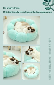 Soft and Fluffy Pet Bed with Soft Velvet for <strong>Warmth</strong>, Winter Relaxation, Deep Sleep, All Season Universal <strong>cat</strong> and Dog Bed - Product Image 4