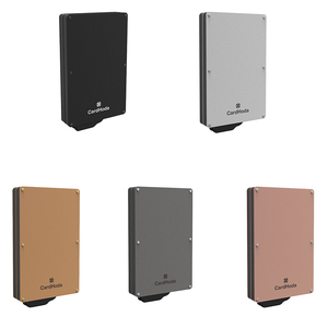 Automatic Slim Aluminum RFID Blocking <b>Wallet</b> Money Clip Anti-Theft Credit Card Business Card <b>Holder</b> Fashion Design 12mm Thick No - Product Image 6