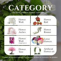 Bola Bunga Pernikahan Modern dari Sutra Buatan Realistis Warna Hijau Zamrud untuk Dekorasi Meja dan Centerpieces di Pernikahan Romantis.
