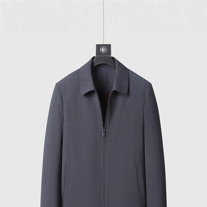 Nuevo Abrigo de Piel de Visón Haining Executive 2025 para Hombre, con Solapa, Cuerpo Completo de Piel - Product Image 1