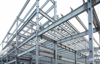 Edificio Moderno de Estructura de Acero Prefabricado de Gran Altura para Granja Caprina y Apartamentos con Tratamiento de Superficie Galvanizado