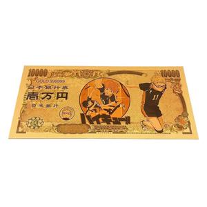 2026 Meilleures Ventes JP Volleyball Lycée 8 Designs Billet de Banque Plaqué Or 24K pour Collection - Product Image 4