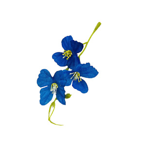 Guirlande de fleurs artificielles papillon 15 cm en plastique, pour coiffure DIY, décoration de mariage et de maison, style pastoral - Product Image 5