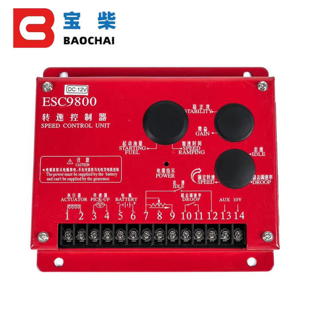Engine Speed Control Board Diesel Generator ESC9800 Speed Controller Electronic Governor 12V 24V Sensor Electromagnetic Actuator