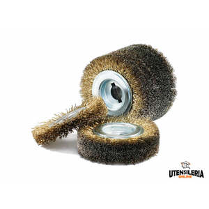 Rodillo de alambre de acero para madera y metal, espesor 0,27mm, 100x70mm - Product Image 1