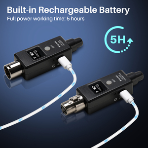 MTU-002 אלחוטי מיקרופון מערכת עם + 48V הקבל מיקרופון ארוחת ערב - Product Image 4