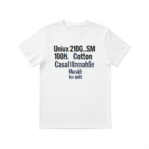 T-Shirt Unisex 210GSM 100% Cotone, Maglietta Casual Traspirante e Resistente per Uomo - Product Image 2