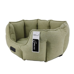 Luxus kleines Hunde katzen bett Weiches atmungsaktives wasch bares Haustier bett Solides rundes Cama Pra Cachorro - Product Image 1