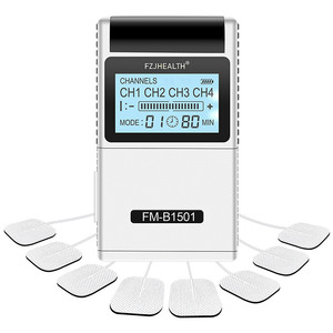 <span class=keywords><strong>Unit</strong></span> <span class=keywords><strong>TENS</strong></span> Stimulator Otot Bertenaga FZJHEALTH Bersertifikat CE Terbaik, 4 Saluran untuk Menghilangkan Ketegangan Otot - Product Image 1
