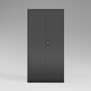Archivador de Acero con Cerradura, Armario Metálico de 2 Puertas con Estantes Ajustables - Product Image 3