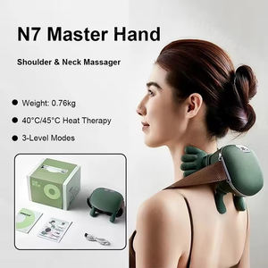 N7 Master Neck Massager 3D Deep Muscle Shiatsu Hot Compression Mini Neck Massager Soft Silicone Hand Shoulder and Neck Massager - Product Image 5