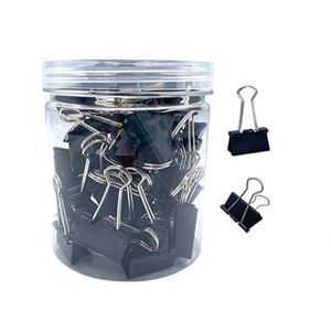 Custom Brand Logo Binder Black Office Clips Paper <b>Clamps</b> for Paperwork Document - Product Image 3