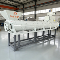 Machine de reconditionnement de bouteilles en plastique 3000 kg/h, ensemble complet pour le retrait des étiquettes et le recyclage des bouteilles d'eau