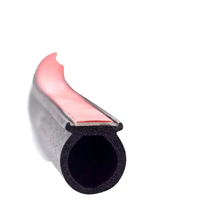 Универсальная самоклеящаяся губчатая резиновая ПВХ пластиковая силиконовая уплотнительная лента для дверной/оконной фурнитуры