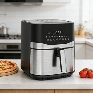 Freidora de Aire Digital Moderna de 9L, Cuadrada, de Plástico y Acero, sin Aceite, con Pantalla Táctil, para Uso Doméstico y Hotelero, 2 Años de Garantía - Product Image 5