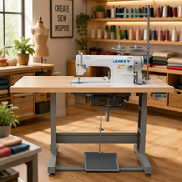 JUKKY FH5550 8700 – Meilleure machine à coudre industrielle à point noué haute vitesse pour vêtements – Machine à coudre manuelle pour confection