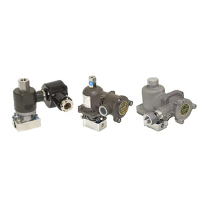 Vanne de décharge universelle à commande solénoïde 3 voies 24VDC de type Poppet série M00U en acier inoxydable - Product Image 1