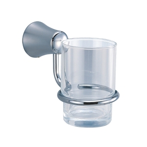 Hotel <b>Bathroom</b> Tumbler Holder Zinc Alloy Base Glass Chrome Wall Mounted <b>Bathroom</b> <b>Accessories</b> - Product Image 5
