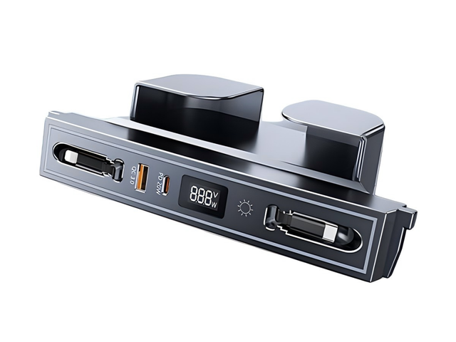 Retractable Docking Station with RGB Lighting Dedicated Compatible with Tesla  Model 3 Highland Model Y