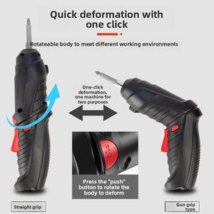 Perceuse Visseuse Électrique Pliable Sans Fil Rechargeable avec Batterie Lithium, Couple Max. de 3,5 Nm pour Usage Domestique et Bricolage - Product Image 3
