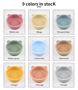 Heat Proof Strong Suction Baby Tableware Anti Spill Shallow Wide Base For Infant Weaning - Product Image 6