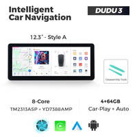 Mekede 4G Lte emplacement pour carte externe + WIFI nouveau système Dudu 7 12.3 pouces prise en charge de la navigation automobile intelligente DSP GPS WIFI