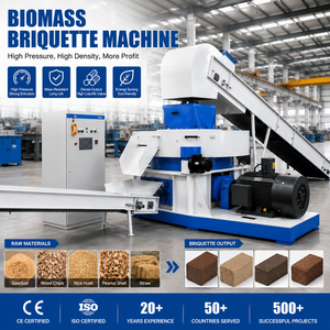 Machine à briquettes de fumier de vache RDF/RPF avec moteur, biocarburant, capacité 3000-5000 kg/h, 380V, économie d'énergie - Product Image 1
