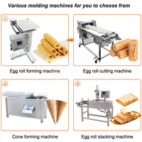 MY Machine automatique de fabrication de cônes de biscuits Machine à cônes de gaufrettes de crème glacée croustillante Machine à cônes de sucre roulé