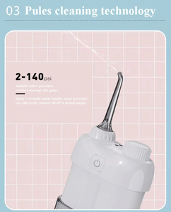 <span class=keywords><strong>Irrigador</strong></span> Bucal Portátil, Diseño Mini <span class=keywords><strong>de</strong></span> <span class=keywords><strong>Bolsillo</strong></span> para Viajes, <span class=keywords><strong>Irrigador</strong></span> Oral <span class=keywords><strong>de</strong></span> Alta Presión - Product Image 4