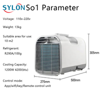 Mini aire acondicionado portátil para casa de mascotas 110v220v refrigeración uso al aire libre Aire acondicionado eléctrico
