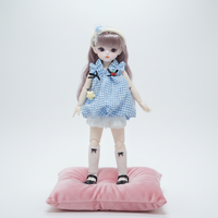 Poupée BJD en PVC souple de 30 cm, style forêt, super mignonne, avec 6 articulations, ensemble de tenue tendance, figurine princesse pour filles, cadeau