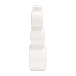 Vaso ovale impilabile in ceramica, stile moderno boho, per soggiorno, camera da letto, ufficio. - Product Image 4