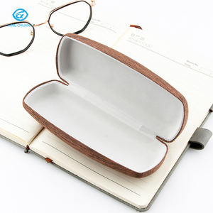 Étui à <span class=keywords><strong>lunettes</strong></span> minimaliste M371 aspect lin, texture tissée, logo personnalisé, en cuir PU rigide, boîte de rangement <span class=keywords><strong>pour</strong></span> <span class=keywords><strong>lunettes</strong></span>, prix de gros - Product Image 4