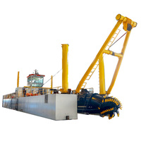 Cutter Dredger River Sea Machine Machines minières Mini drague pour navire d'aspiration de sable de navires d'or