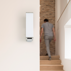 COMBO Modern Wall Lamp LED Stainless Steel <b>White</b> Rectangular <b>Shade</b> 3500K Warm <b>White</b> AC 220V Wall-Mounted Living Room <b>Light</b> - Product Image 4