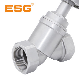 วาล์วปรับมุม ESG แบบมีเกลียวใน ทำจากสแตนเลส 304 ทนแรงดัน 16 บาร์ สำหรับควบคุมการไหลของไอน้ำ - Product Image 4