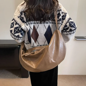 Sacs à bandoulière rétro en cuir pour femmes, collection Hiver 2025 – Sacs Hobo et sacs à main tendance pour femme, vente en gros - Product Image 3