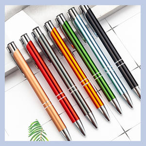 Bolígrafos promocionales personalizados Bolígrafo de metal Haga clic en Bolígrafo promocional Logotipo grabado con láser Impresión Publicidad Pluma Regalo para Tradeshow - Product Image 4