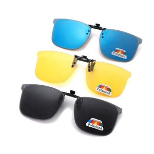 Nouvelles fournitures de lunettes de soleil à clip, <span class=keywords><strong>lentille</strong></span> polarisée, monture optique unisexe - Product Image 3