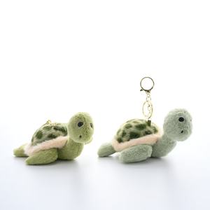 맞춤형 미니 바다 거북 봉제 완구 동물 봉제 가방 펜던트 어린이 봉제 키 체인 판매 - Product Image 1