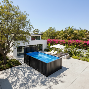 <span class=keywords><strong>Piscine</strong></span> de Luxe en <span class=keywords><strong>Acier</strong></span> de 20 et 40 pieds, Design Moderne, <span class=keywords><strong>Piscine</strong></span> Conteneur Préfabriquée pour Hôtels et Appartements de Complexes Hôteliers - Product Image 2
