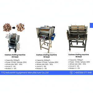 Máquina descascaradora de anacardos manual y automática de alta eficiencia de la marca TTQ del fabricante de Vietnam 380V para nueces-Nueva condición - Product Image 1