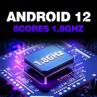 Moniteur d'appui-tête de voiture 14 pouces Android 12 4K écran tactile HD siège arrière divertissement connexion USB appui-tête placement TV