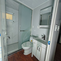 Maison préfabriquée économique à 3 chambres, prête à l'emploi, extensible, type conteneur, mobile, modulaire, cabane pour bureau ou résidence