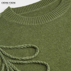 Pull en cachemire super doux pour femme, style confortable pour la maison, vêtements de détente, tricot, pull tricoté - Product Image 6